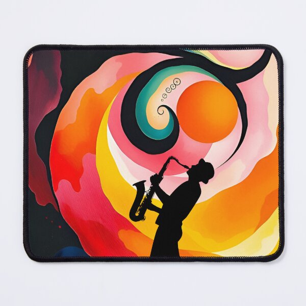 Item preview, Musical Waves of a Saxophonist designed and sold by Ciervo Primavera.