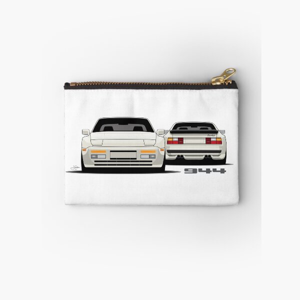 Item preview, Porsche 944 turbo Front rear retro White Illustration designed and sold by blackdogshop.