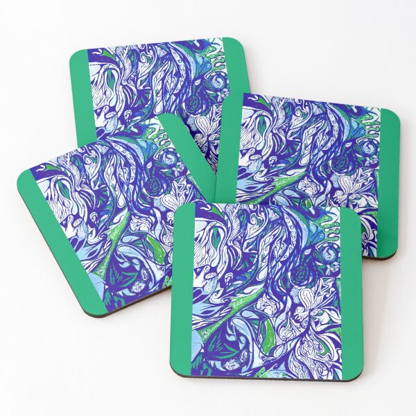 Item preview, Abstract Pattern Pale 5 designed and sold by ZeYaKalilaMira.