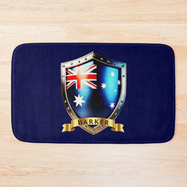 Item preview, Barker Family Australia Shield, Proud Legacy Crest designed and sold by Highlandkings.