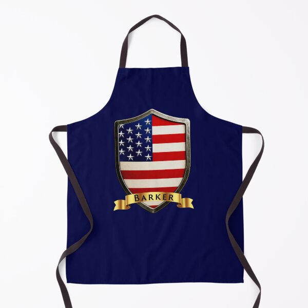 Item preview, Barker Family USA Shield, Stars and Stripes Crest of Heritage designed and sold by Highlandkings.