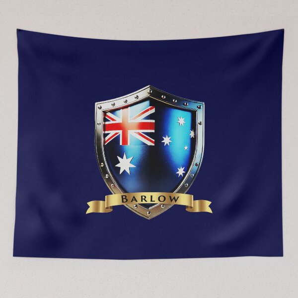 Item preview, Barlow Family Australia Shield, Heritage Emblem of Strength designed and sold by Highlandkings.