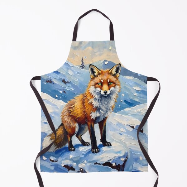 Item preview, Winter Fox – Serene Wildlife in the Snow Photography designed and sold by LR Vibe Studio.