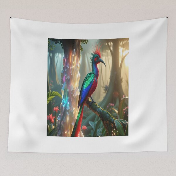 Item preview, Iridescent Bird on Crystal Tree Paradise designed and sold by Max Store.