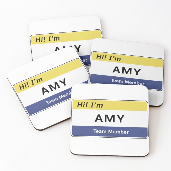Item preview, Superstore Team Member Amy Name Tag designed and sold by doodlesbylinds1.