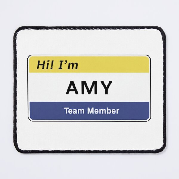 Item preview, Superstore Team Member Amy Name Tag designed and sold by doodlesbylinds1.