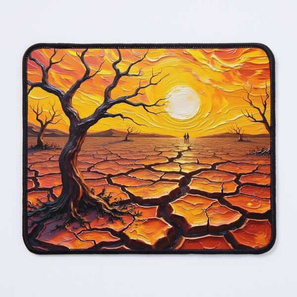 Item preview, Cracked Earth – Heatwave Drought Landscape Photography designed and sold by LR Vibe Studio.