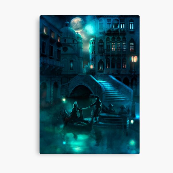 Venice Moon Canvas Print