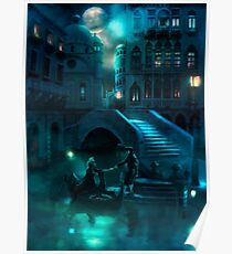 Venice Moon Poster