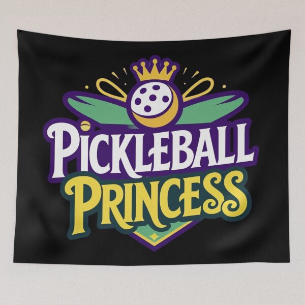 Item preview, Purple Pickleball Princess designed and sold by FitEnvy.