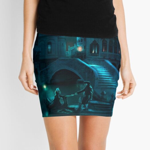 Venice Moon Mini Skirt
