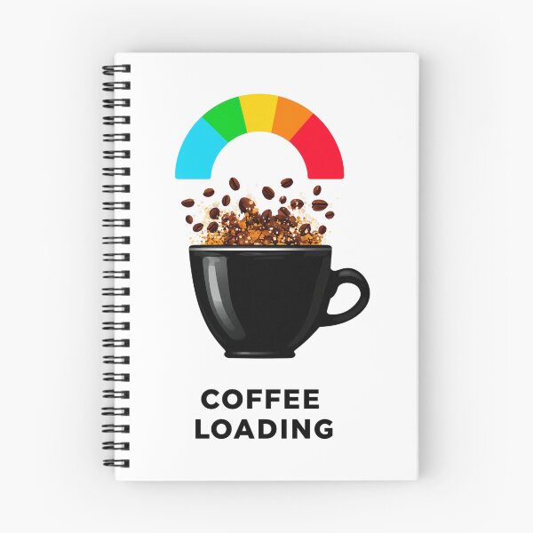 Item preview, Coffee Loading Wall Art – Funny Coffee Cup Poster for Coffee Lovers designed and sold by VisionaryVeils.