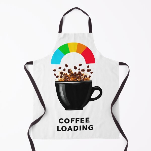 Item preview, Coffee Loading Wall Art – Funny Coffee Cup Poster for Coffee Lovers designed and sold by VisionaryVeils.