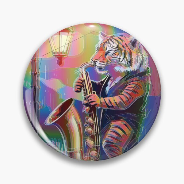 Item preview, Acid Jazz Tiger designed and sold by Tigerbuck's.
