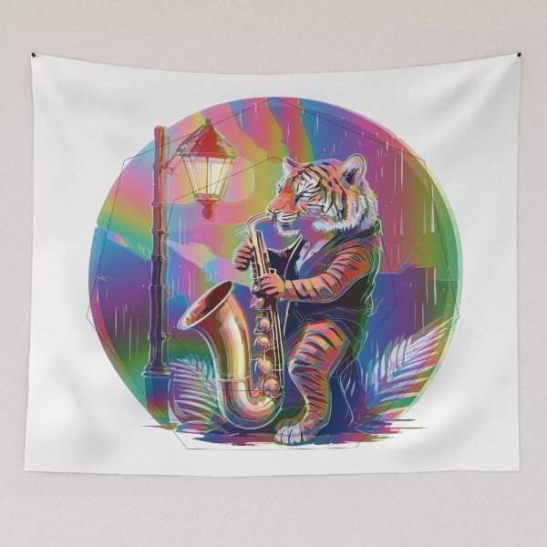 Item preview, Acid Jazz Tiger designed and sold by Tigerbuck's.