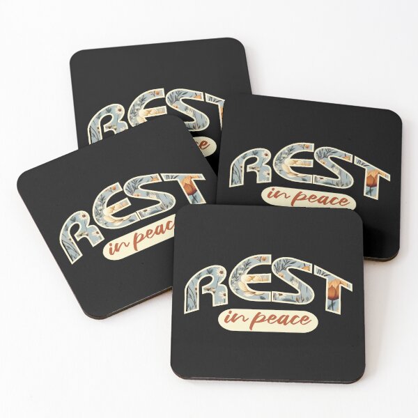 Item preview, REST in Peace – Calm Inspirational Typography designed and sold by SoftStyleStudio ⭐⭐⭐.