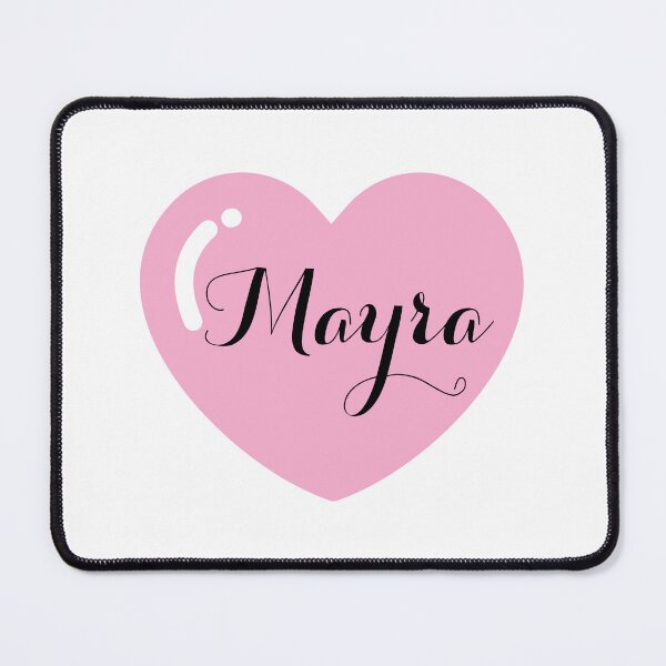 Item preview, Mayra name with Pink Heart designed and sold by Monika Howarth.
