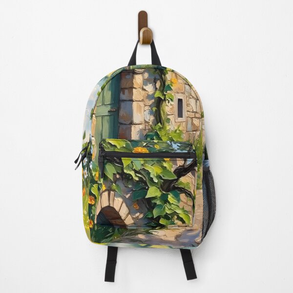 Item preview, Ivy Wall Charm – Rustic Stone Wall Covered in Greenery Photography designed and sold by LR Vibe Studio.