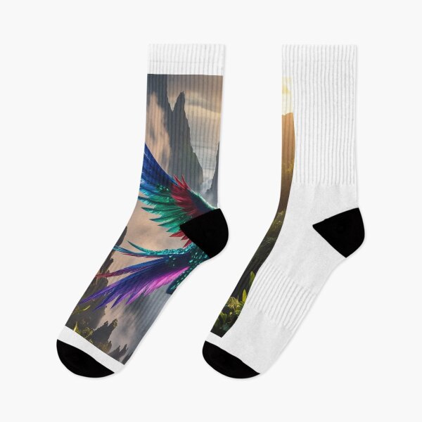 Item preview, Jeweled Phoenix Soaring Over Volcanic Paradise designed and sold by Max Store.