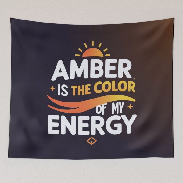 Item preview,  Amber is the color of my energy designed and sold by FitEnvy.
