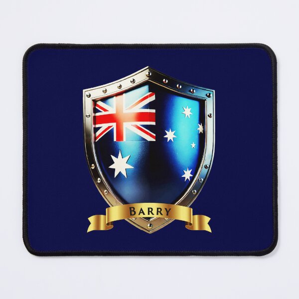 Item preview, Barry Family Australia Shield, Heraldic Crest of Honour designed and sold by Highlandkings.