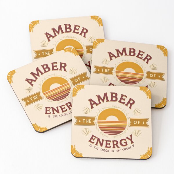 Item preview, Amber is the color of my energy designed and sold by FitEnvy.