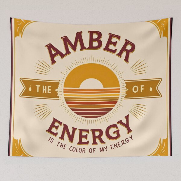 Item preview, Amber is the color of my energy designed and sold by FitEnvy.
