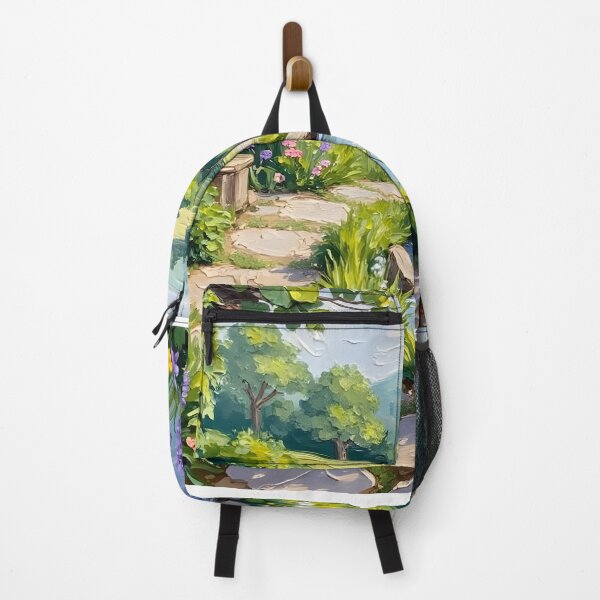 Item preview, Serene Garden Path – Peaceful Nature Walk Photography designed and sold by LR Vibe Studio.