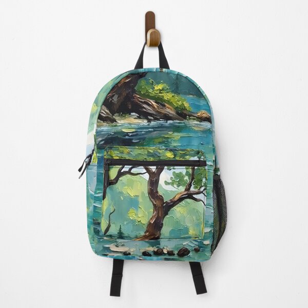 Item preview, Ripples in a Flooded Forest – Serene Nature Reflection Photography designed and sold by LR Vibe Studio.