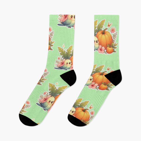 Item preview, Autumn Pumpkin Parrot – Cute Tropical Fall Bird Illustration designed and sold by Sugar Wisdom .
