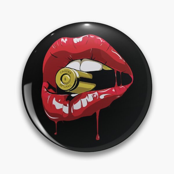 Item preview, Lips Holding a Bullet With It's Teeth designed and sold by DesignsbyChino.