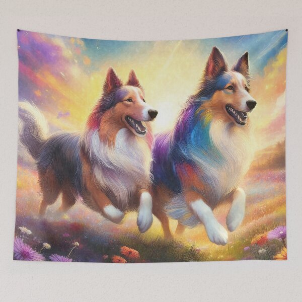 Item preview, Romping Collies designed and sold by MystAvalon.