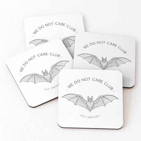 Item preview, We Do Not Care Club – Gothic Bat Midlife Design designed and sold by jelonkaa.
