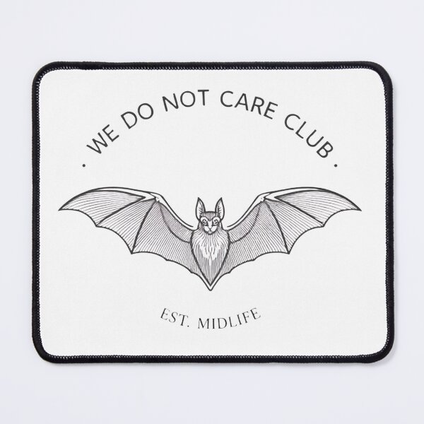 Item preview, We Do Not Care Club – Gothic Bat Midlife Design designed and sold by jelonkaa.