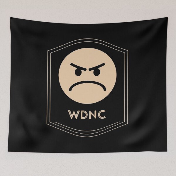 Item preview, WDNC Emblem – We Do Not Care Club Official Badge designed and sold by jelonkaa.
