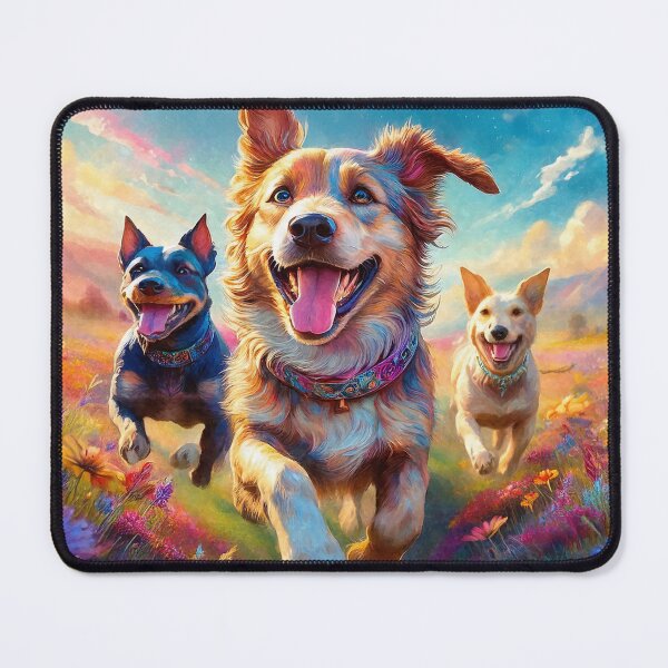 Item preview, Doggies and Flowers designed and sold by MystAvalon.