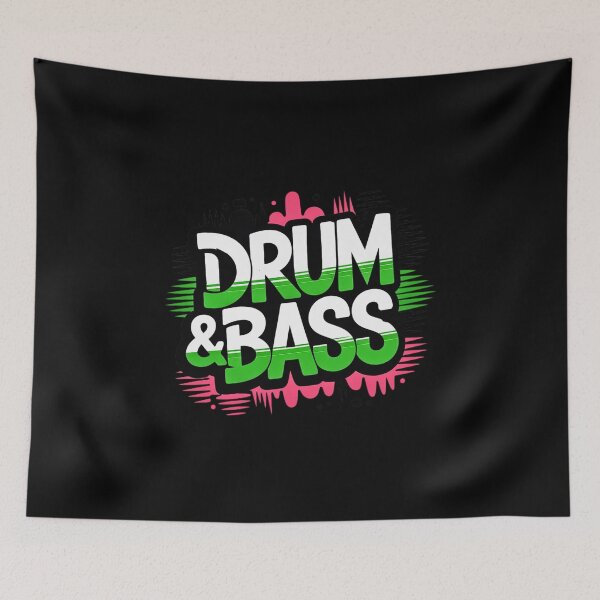Item preview, Drum & Bass Neon Green Style designed and sold by VibrArtco.