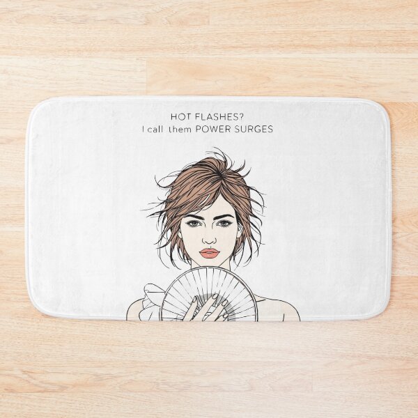 Item preview, Hot Flashes Power Surges – WDNC Perimenopause Humor designed and sold by jelonkaa.
