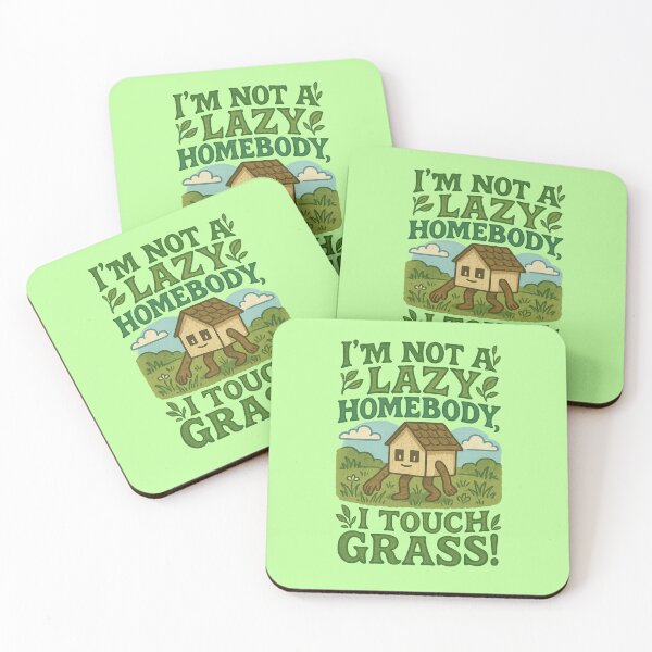 Item preview, Lazy Homebody Touch Grass designed and sold by CortsideGoods.