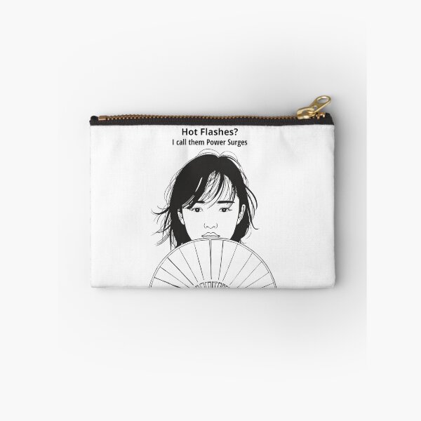 Item preview, Hot Flashes Power Surges – WDNC Minimalist Perimenopause Art designed and sold by jelonkaa.
