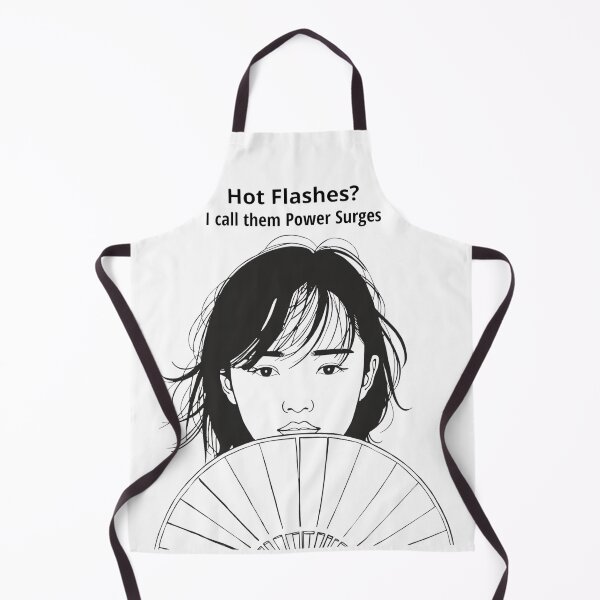 Item preview, Hot Flashes Power Surges – WDNC Minimalist Perimenopause Art designed and sold by jelonkaa.