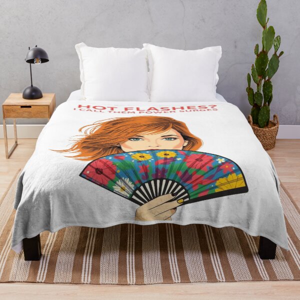 Item preview, Hot Flashes Power Surges – Bold Colorful WDNC Perimenopause Art designed and sold by jelonkaa.