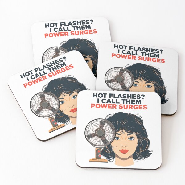 Item preview, Hot Flashes Power Surges – WDNC Perimenopause Humor Fan Art designed and sold by jelonkaa.