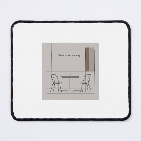 Item preview, This Moment Is Enough – Bauhaus Café Table Illustration designed and sold by Whole Words.