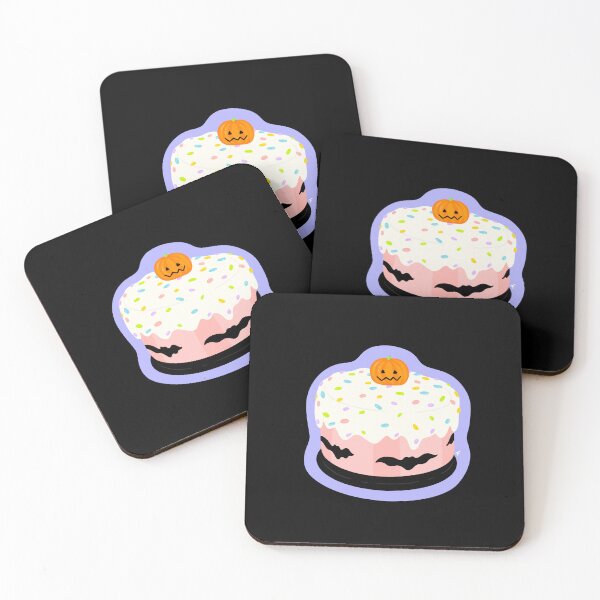 Item preview, Halloween Cute Cake - Purple Outline  designed and sold by The Abysmall.