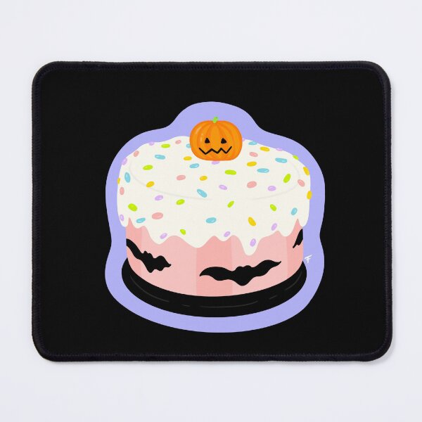 Item preview, Halloween Cute Cake - Purple Outline designed and sold by The Abysmall.