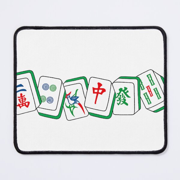 Item preview, Mahjong Tiles Illustration in Classic Style designed and sold by skyocean0.