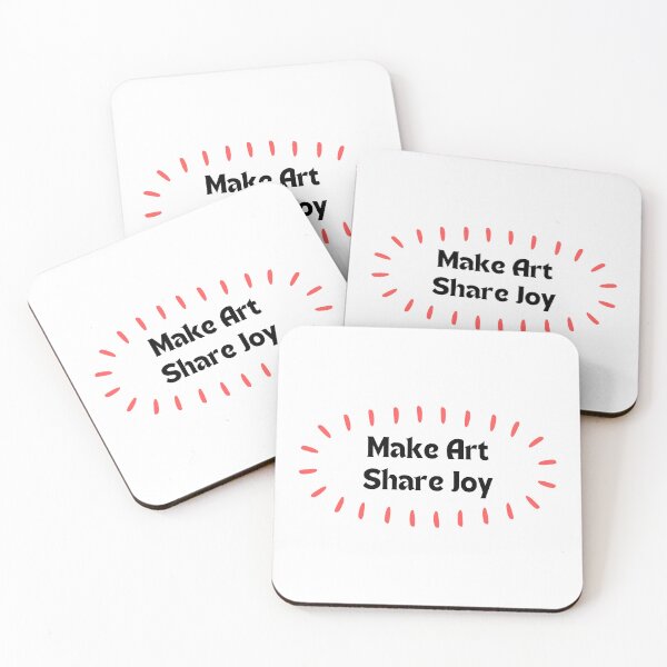 Item preview, Make Art. Share Joy. — Inspirational Quote for Creators & Dreamers designed and sold by MakeMyDaze.