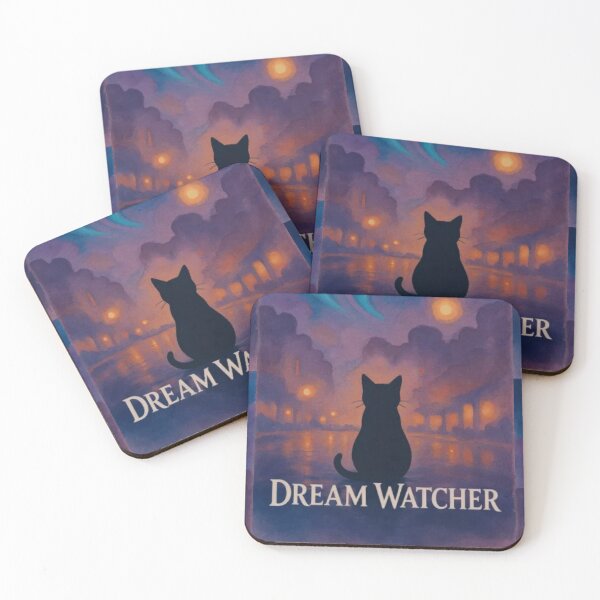 Item preview, Dream Watcher - Feline Protector  designed and sold by CleverCulture.