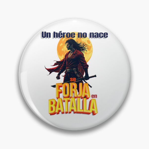 Item preview, Anime Warrior with Sword and Moon – "A hero is not born, he is forged in battle" designed and sold by VeaseTuanis.